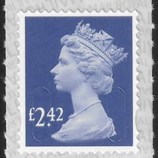 U2960  £2.42 2B  Violet   M20L  SBP  s/L  Walsall U/M (MNH)
