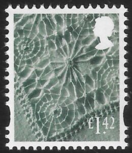 NI165  £1.42  linen  2B (new typeface)  Cartor/ISP  U/M (MNH)