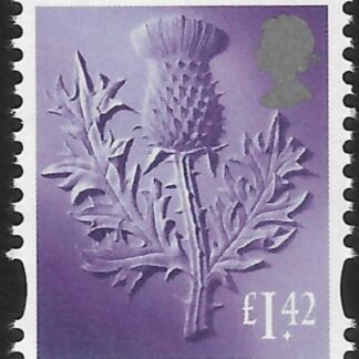 S167  £1.42  2B  thistle  (new typeface)  Litho Cartor/ISP  U/M (MNH)