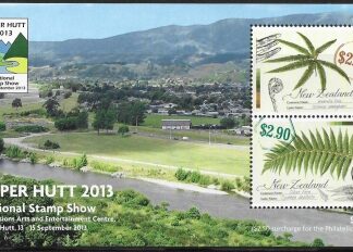 2013  New Zealand. MS.3503  Huttpex.  mini sheet U/M (MNH)