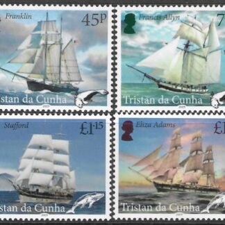2019  Tristan da Cunha. SG.1268-71  Whaling and Sealing. set 4 values U/M (MNH)