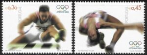 2004 Portugal. SG.3151-2 Olympic Games 2004 Athens. set 2 values U/M (MNH)