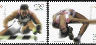 2004  Portugal.  SG.3151-2  Olympic Games 2004  Athens. set 2 values U/M (MNH)