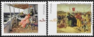 2005 Portugal. SG.3226-7 150th Birth Anniversary of Jose Malhoa. set 2 values U/M (MNH)
