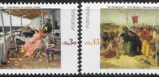 2005  Portugal.  SG.3226-7  150th Birth Anniversary of Jose Malhoa.  set 2 values U/M (MNH)