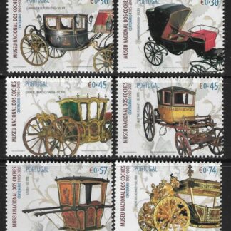 2005  Portugal.  SG.3233-8  Centenary of National Coach Museum set 6 values U/M (MNH)