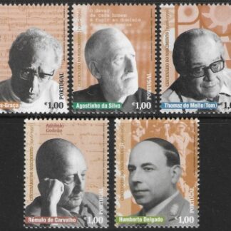 2006  Portugal  SG.3333-7  Birth Centenaries.  set 5 values U/M (MNH)