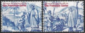 2006 Portugal. SG.3328-9 500th Anniversary of Saint Francis Xavier. set 2 values U/M (MNH)