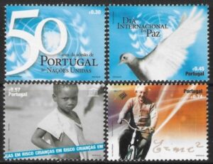 2005 Portugal. SG.3273-6 50th Anniversary of United National Membership. set 4 values U/M (MNH)