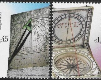 2005  Portugal. SG.3277-8  Annular Solar Eclipse - 3rd October  set 2 values  U/M (MNH)
