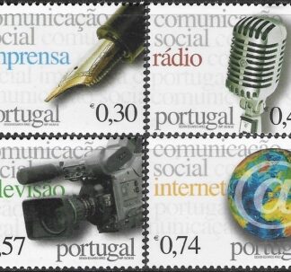 2005  Portugal.  SG.3280-3  Communications. set 4 values U/M (MNH)