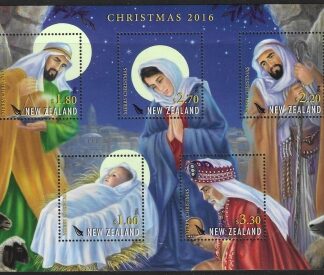 2016 New Zealand  MS.3856  Christmas.  mini sheet U/M (MNH)
