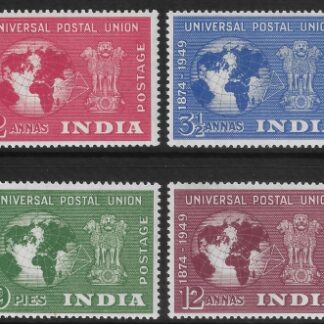 1949 India   SG.325-8  Universal Postal Union set 4 values U/M (MNH)