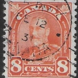 1930 Canada  SG.298  8c red-orange. fine used.