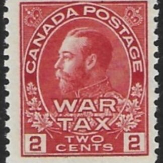1915  Canada  SG.229  2c carmine-red 'War Tax'  M/M