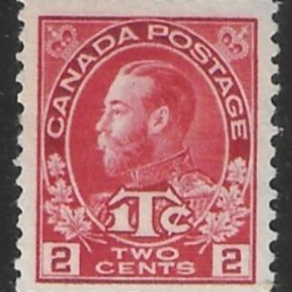 1916  Canada  SG.232  2c + 1c  bright carmine  (die I)  mounted mint