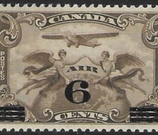1932 Canada  SG.313  'Air' 6c on 5c olive brown.  u/m (MNH)
