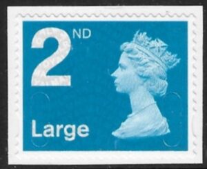 SG.2656 2nd Large 2B blue self adhesive. (pricing in proportion) Walsall U/M (MNH)