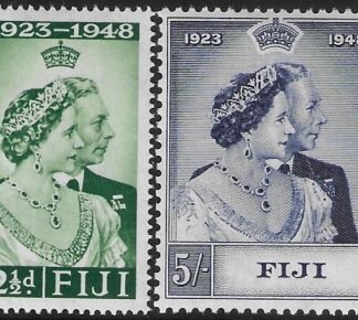 Fiji - 1948 Royal Silver Wedding. SG.270/1  mounted mint.