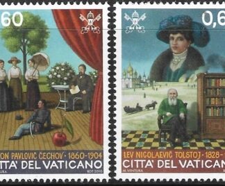 2010  Vatican SG.1609-10  Writers Anniversaries set 2 values U/M (MNH)