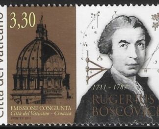 2011 Vatican  SG.1642  300th Birth Anniversary of Ruder Boskovic.   U/M (MNH)