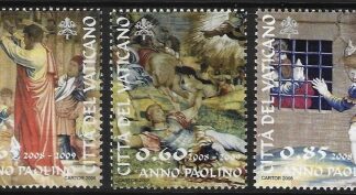 2008 Vatican  SG.1540-2  Pauline Year set 3 values U/M (MNH)