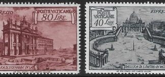 1949  Vatican  E149-50 Express Letter stamps set 2 values U/M (MNH) cat value £89.00
