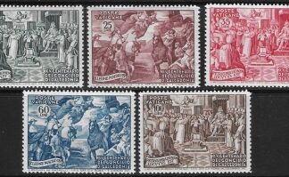 1951 Vatican  SG.168-72  1500th Anniv of Council of Chalcedon set 5 U/M (MNH)