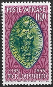 1953  Vatican  SG.196 800th Anniv. of Libri Sententiarium U/M (MNH) (cat. value £65.00)