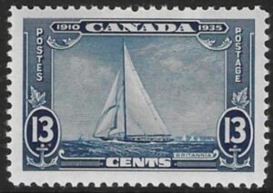 1935 Canada  SG.340  Siver Jubilee  13c blue  U/M (MNH)