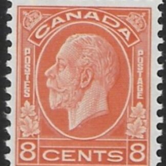 1932  Canada  SG.324  8c red-orange mounted mint.