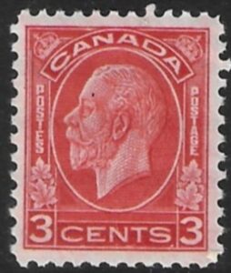 1932 Canada SG.321 3c scarlet die I U/M (MNH)