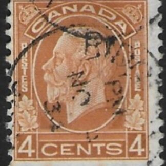 1932 Canada  SG.322 4c yellow brown. good used