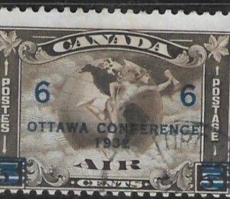 1932  Canada  SG.318  6c on 5c deep brown overprinted 'Ottawa Conference'  fine used
