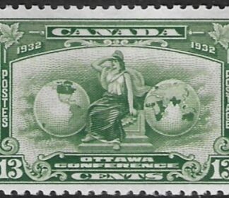 1932  Canada  SG.317 13c green ' Ottawa Conference'  U/M (MNH)