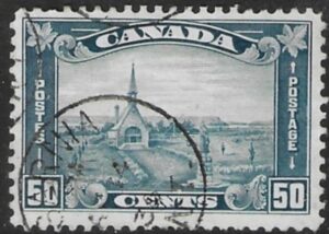 1930 Canada SG.302  50c blue. fine used