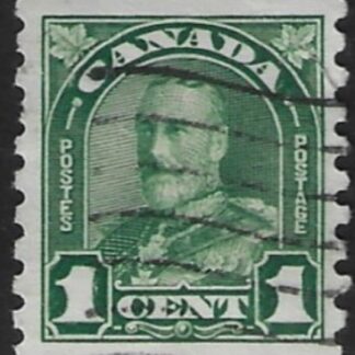 1931  Canada  SG.305 1c green  die 1 imperf x perf 8½  fine used