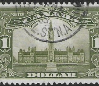1929 Canada  SG.285  $1  olive-green  fine used.