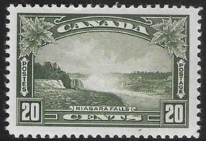 1935 Canada  SG.349 20c olive-green U/M (MNH)