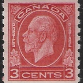 1933 Canada  SG.328  3c  scarlet die II imp. x perf 8½  U/M (MNH)