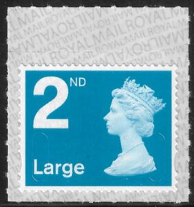 U3000 2nd Large blue M20L SBP T2 Walsall U/M (MNH)
