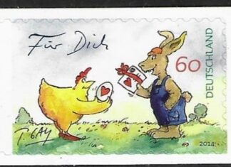 2014  Germany. SG.3903  Cartoons  S/adhesive ex booklet  U/M (MNH)