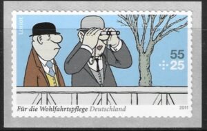 2011 Germany. SG.3697 Two Racegoers S/adhesive ex coil U/M (MNH)