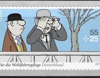 2011  Germany. SG.3697 Two Racegoers   S/adhesive ex coil  U/M (MNH)