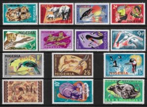 1952 Nigeria  SG.172-85  set 14 values U/M (MNH)