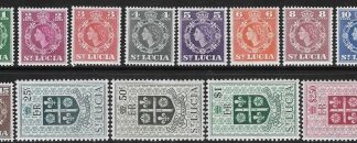 1953 St. Lucia  SG.172-84 13 values U/M(MNH)