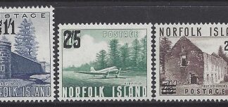 1960 Norfolk Island  SG37-9  set 3 values U/M (MNH)