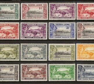 1938 Sierra Leone SG.188- 200  set 16 values mounted mint.