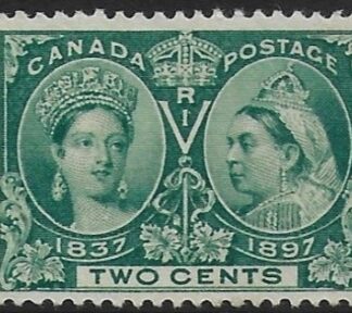 1897 Canada  SG.124  2c green  U/M (MNH)