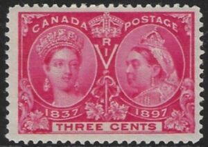 1897 Canada SG.126 3c carmine U/M (MNH)